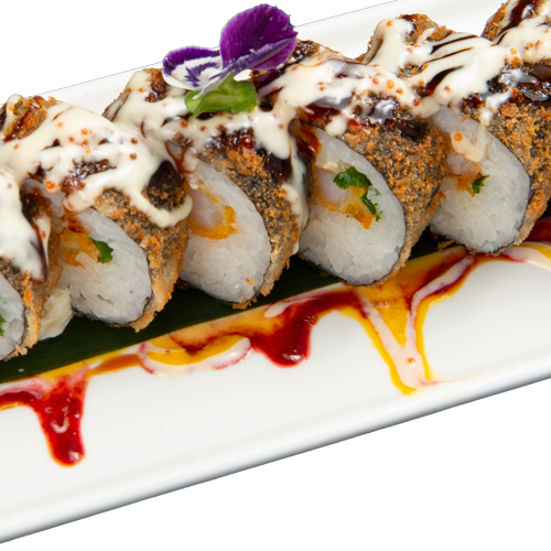 Maki frits tempura saumon ciboulette chesse